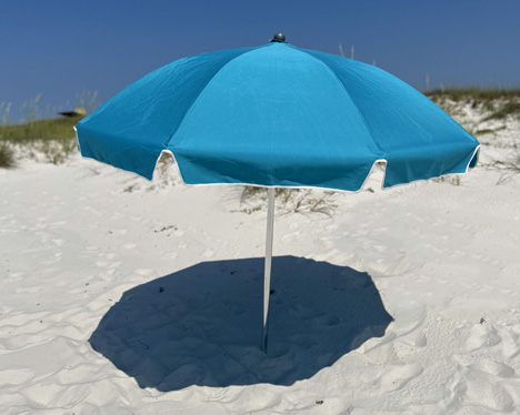 Fort-Morgan-Beach-Umbrella-Rentals-Ikes-Beach-Service