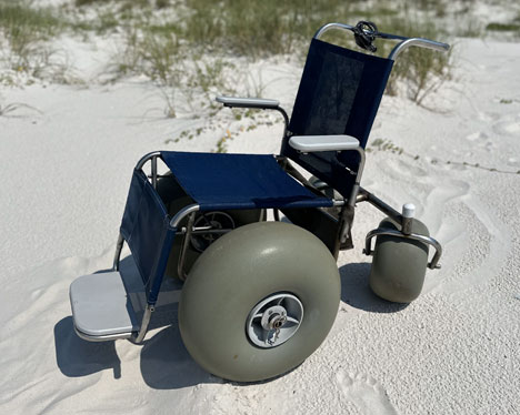 Fort-Morgan-Beach-Wheelchair-Rental-Ikes-Beach-Service