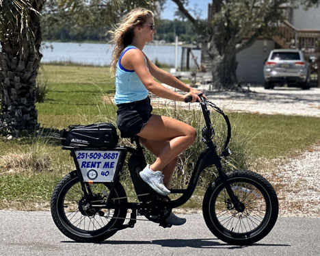 Fort-Morgan-ebike-rentals-Ikes-Beach-Service