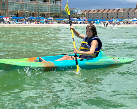 Fort-Morgan-single-kayak-rentals-Ikes-Beach-Service